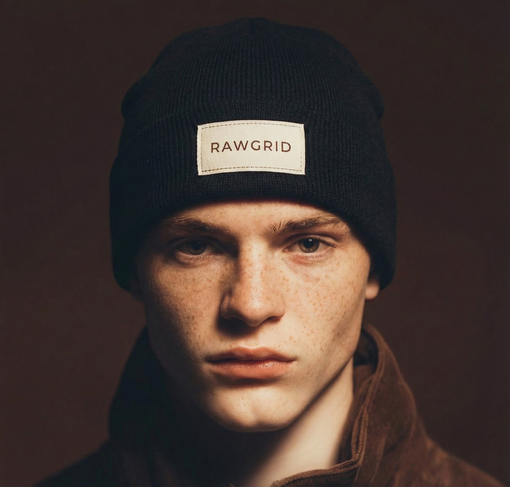RAWGRID Premium Knit Beanie – Unisex Winter Cuff Beanie