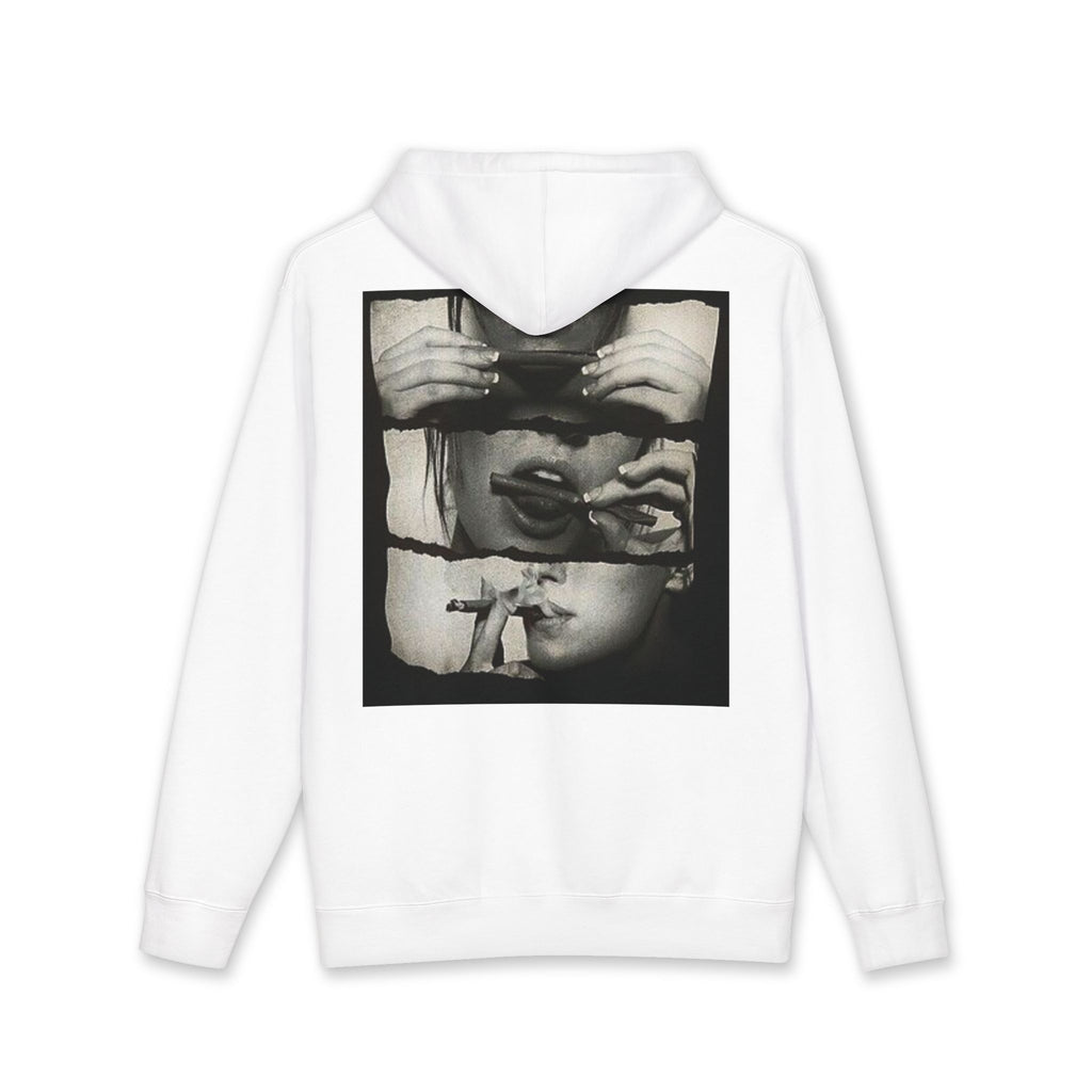 RAWGRID Cinematic Smoke Sequence Hoodie – Noir Photo-Strip Edition