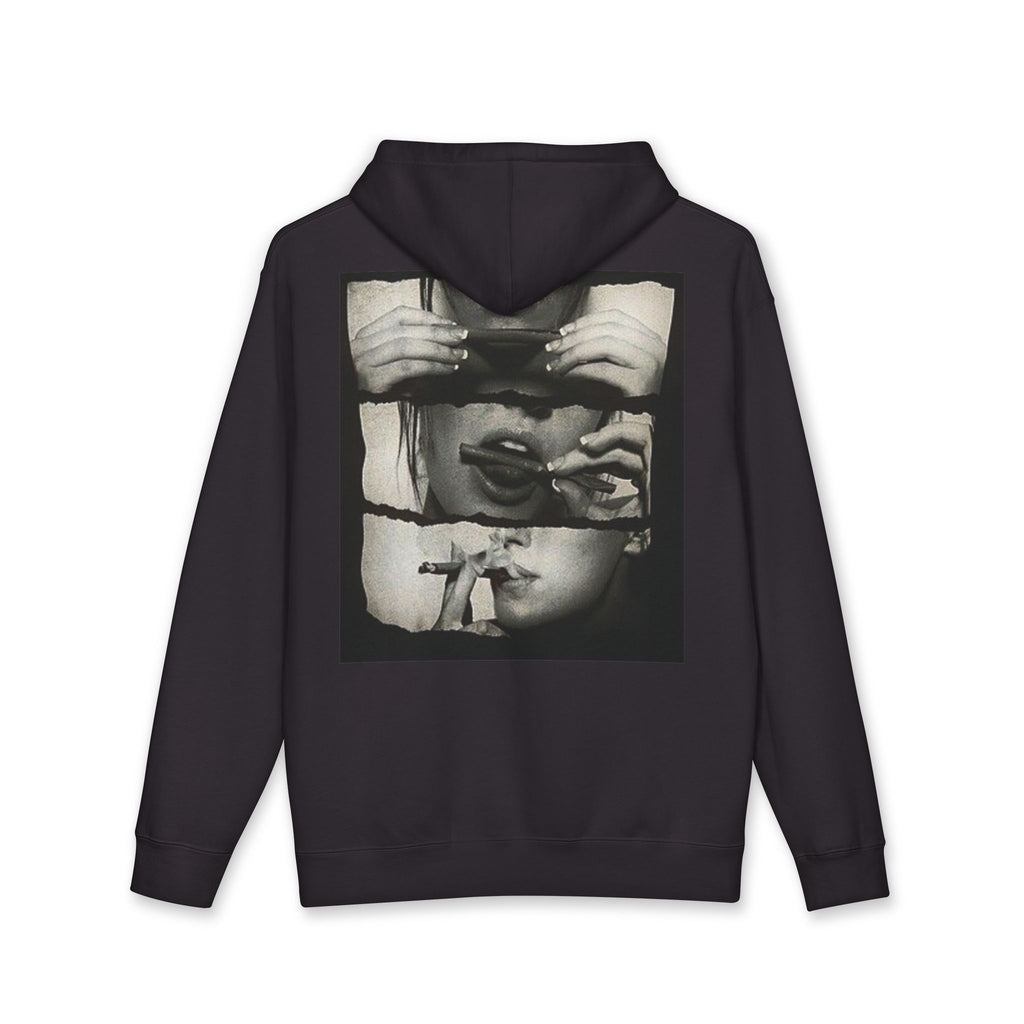 RAWGRID Cinematic Smoke Sequence Hoodie – Noir Photo-Strip Edition